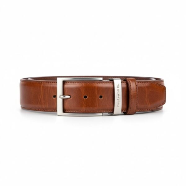 Men’s Genuine Leather Formal Belt – Classic Adjustable Design